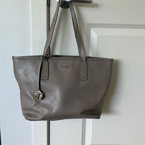Gray Furla Tote